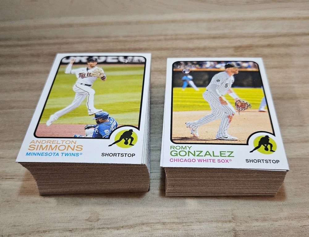 2022 Topps Heritage Baseball Low Numbers #1-400 Plus SP #401-500 – You Pick