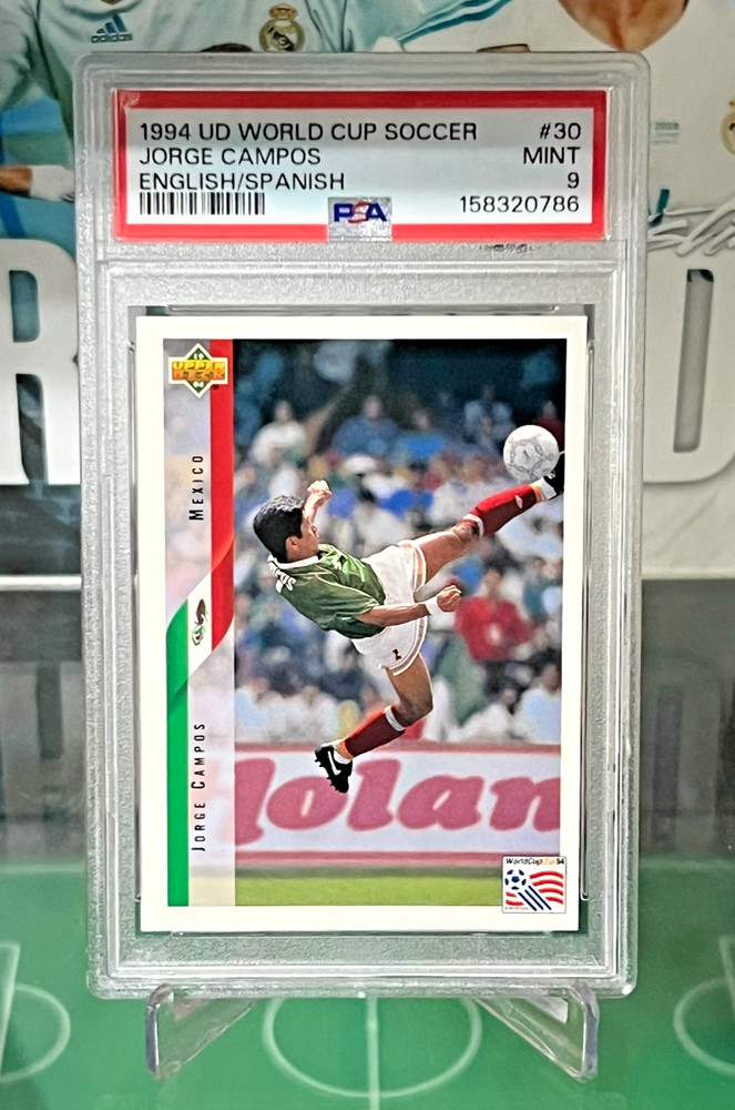 1994 Upper Deck World Cup Soccer English/Spanish #30 Jorge Campos PSA 9