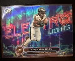 Saquon Barkley 2025 Resurgence Football Electro Lights SSP Case Hit 🏈 #EL-20