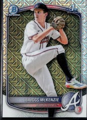 2025 Bowman Draft #BDC-81 Briggs McKenzie Chrome Mojo Refractor