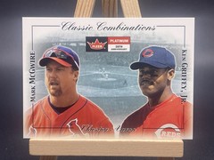 2001 Fleer Platinum Ken Griffey Jr Mark McGwire Classic Combinations #d /250