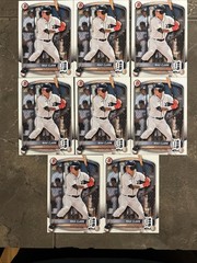 🔥⬛️Max Clark⬛️🔥1st Bowman 27 Card Lot 2023 Bowman Draft Prospect RC Tigers