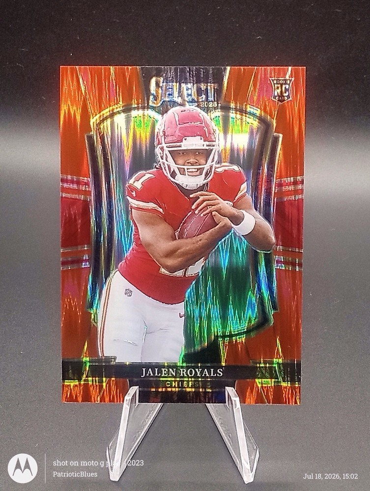 2025 Select Premier Jalen Royals #108 Red Shock Jersey # & Color Match #11/249
