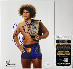 WWE Carlito Caribbean Cool Signed 8×10 Photo C Authentic Autograph Colon JSA COA