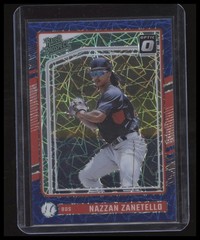 2024 Donruss #114 Nazzan Zanetello Optic Blue Velocity Prizms