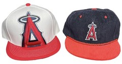 2 Angels Sixth Man Promotions Caps. Farmer John Corduroy & So Cal Honda Dealer