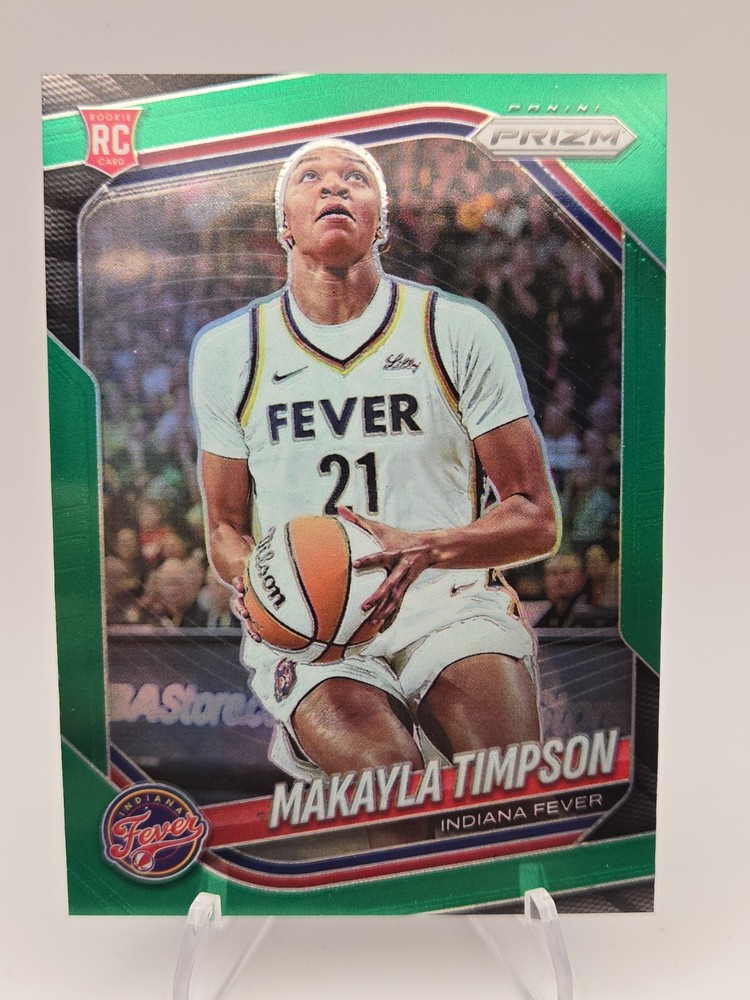 2025 Panini Prizm WNBA – Makayla Timpson #14 Green Prizm (RC)