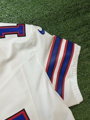 Authentic Gold Shield Josh Allen Buffalo Bills White Vapor FUSE Elite Jersey 44