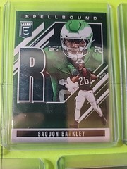 2025 Saquon Barkley Donruss Elite Spellbound GREEN Set Philadelphia Eagles