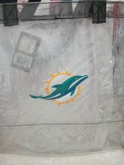NFL Foco Detroit Lions Clear Reusable Bag 12 X 12 X 6