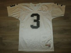 Jeff George #3 Oakland Raiders NFL Football Wilson Jersey LG 46 mens