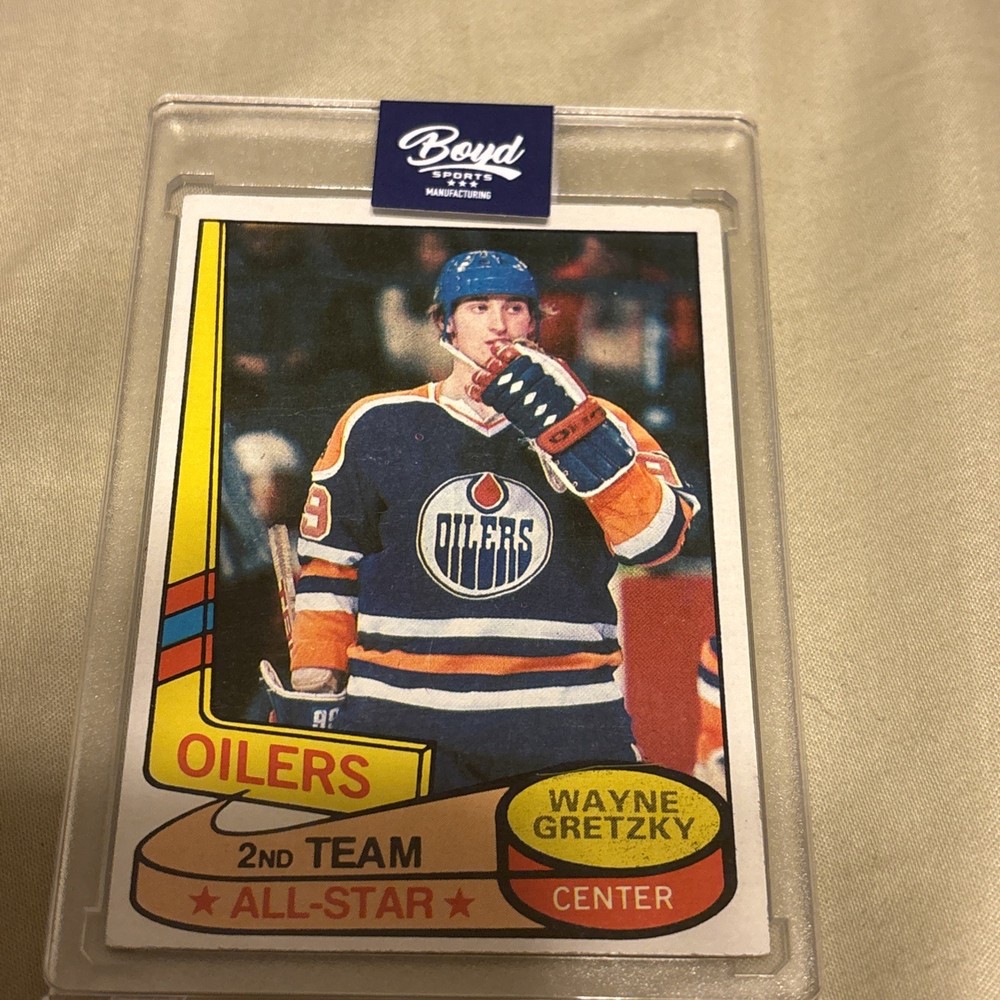 Topps 1980-81 Wayne Gretzky Edmonton Oilers 2nd Team All-Star #87