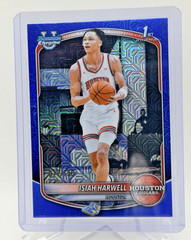Topps Isiah Harwell 2025-26 Bowman 1st Chrome Prospects #BCP-7 Blue Mojo /150