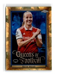 Beth Mead 2022-23 Topps Chrome Sapphire UEFA Women&rsquo;s Queens of Football #Q-3