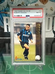 1998-99 Panini Calcio Cards 99 # 24 Roberto Baggio PSA 8