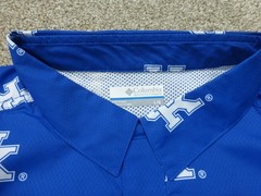 Kentucky Wildcats Columbia PFG Super Slack Tide Omni-Shade Button Shirt Mens L