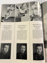 1960 NOTRE DAME vs NAVY Program NICK BUONICONTI Daryle LAMONICA Myron POTTIOS