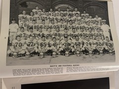 1960 NOTRE DAME vs NAVY Program NICK BUONICONTI Daryle LAMONICA Myron POTTIOS