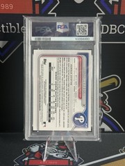 2024 Bowman Chrome Raylin Heredia 1st Gold Sapphire Auto 18/50 PSA 10
