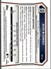 Kevin McGonigle 2026 Bowman Chrome Rose Gold Refractor 15/15 Detroit Tigers