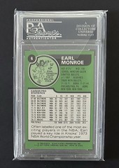 Topps 1977-78 Earl Monroe #6 White Back PSA 8 NM-MT Knicks NBA