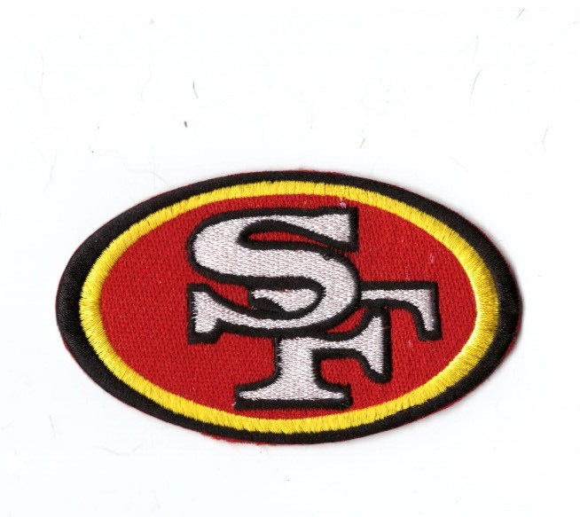 New 2 1/4 x 3 7/8&Prime; San Francisco 49ers Iron on Patch Free Ship