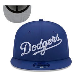 Los Angeles Dodgers New Era 9FIFTY Script Logo Blue Snapback Hat