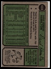 1974 Topps #633 Dave Hamilton
