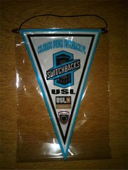 TRIANGULAR PENNANT USL COLORADO SPRINGS SWITCHBACKS FC