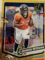 2023 Panini Clearly Holo Gold 1/5 Bookend SSP Javonte Williams Cowboys Star RB🔥