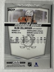 2024-25 O-Pee-Chee OPC Platinum Olen Zellweger RC #207