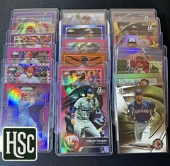 Baseball MLB – 60 Card Lot – Rookies, Parallels, Memorabilia, Autos, Numbered