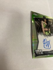 2026 Topps Chrome WWE Tatum Paxley Autograph 68/99 Green Refractor NXT