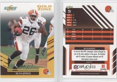 2007 Score Gold Zone 314/600 Sean Jones #201 a8s