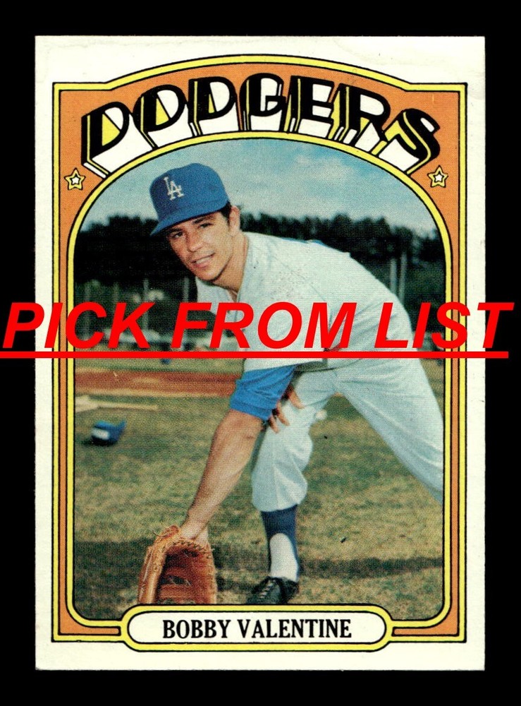 1972 Topps 2-228 EX/EX+ Pick From List All PICTURED
