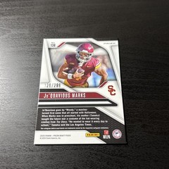 Woody Marks 2025 Panini Prizm Draft Picks #138 Prizms Blue Wave /299