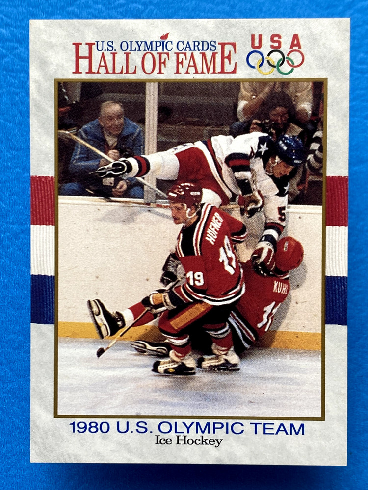 1980 US Olympic Team Ice Hockey 1991 Impel US Olympic Hall of Fame #67