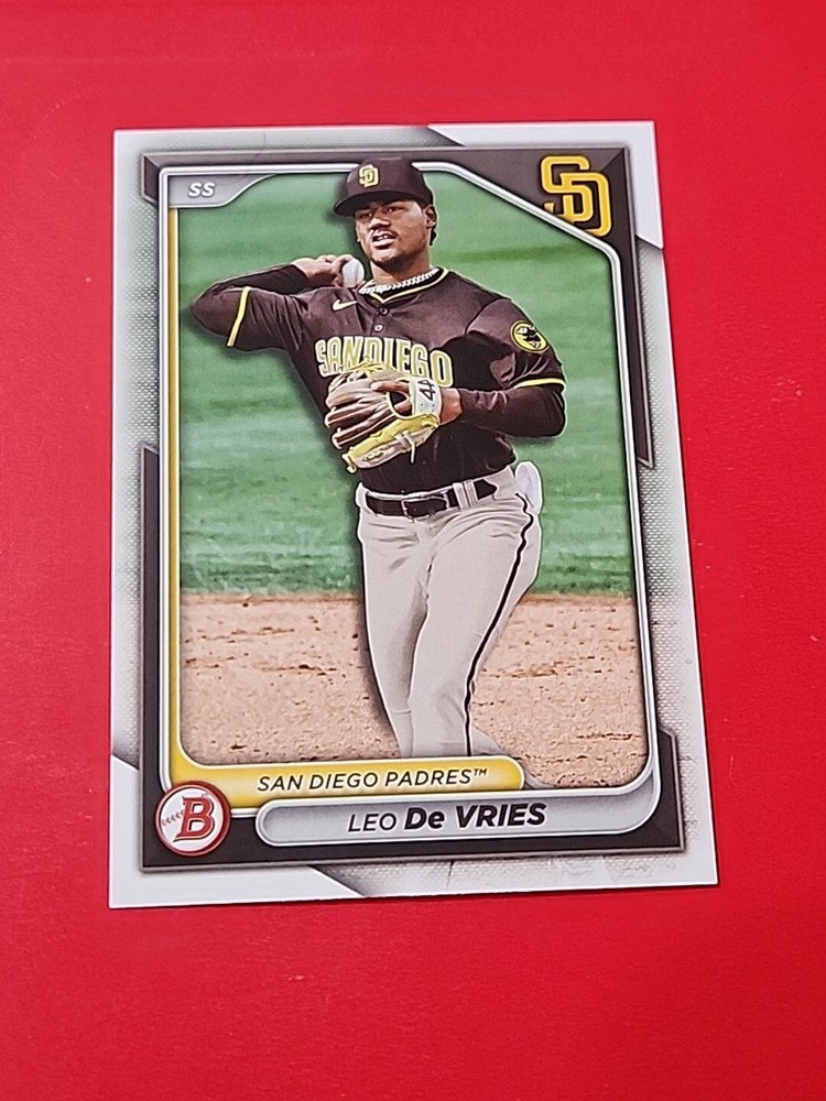 2024 Bowman Draft Paper Base BD-116 Leo De Vries San Diego Padres