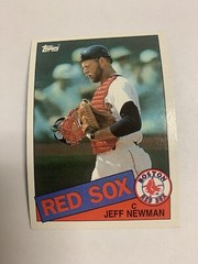 1985 Topps Boston Red Sox Jeff Newman