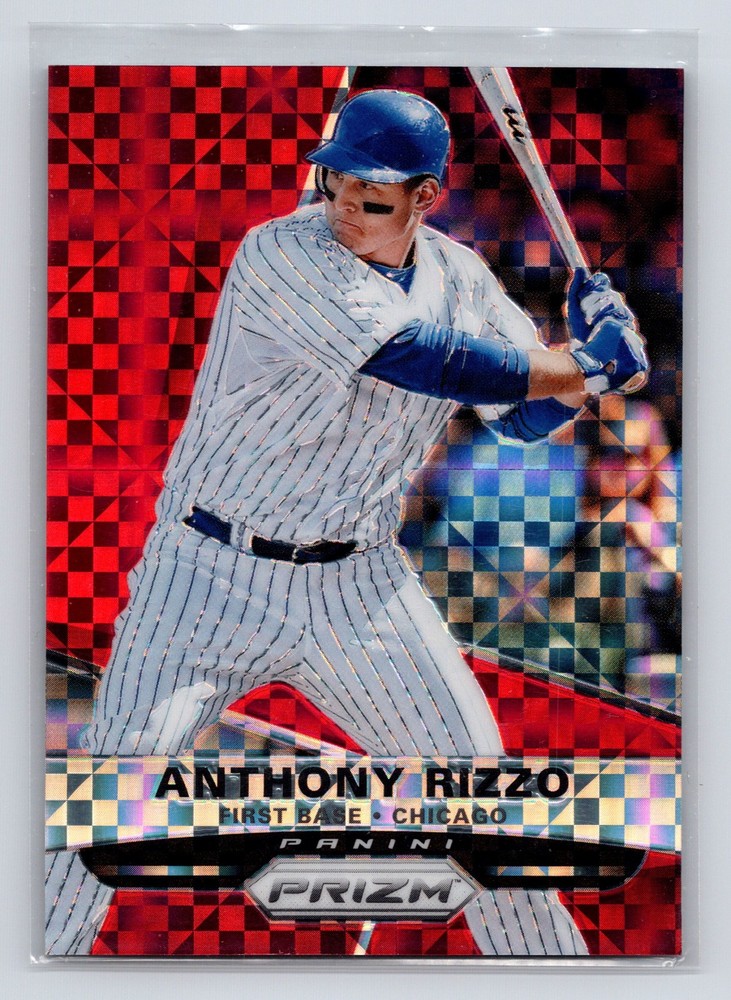 2015 Panini Prizm – Red Power Prizms #27 Anthony Rizzo /125