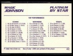 1990-91 Star Platinum #42 Magic Johnson