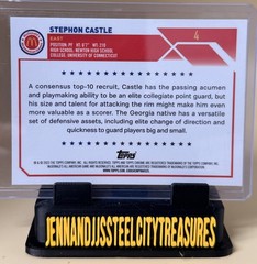 Stephon Castle #4 2023 Topps Chrome McDonalds All American Base Spurs RC