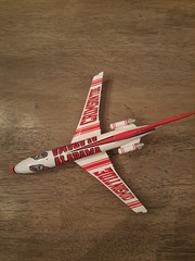 Boeing 727-100 Model With Alabama CRIMSON TIDE ADVERTISING