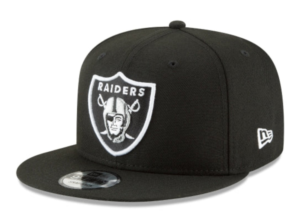 LAS VEGAS RAIDERS Black and White 9FIFTY Snapback