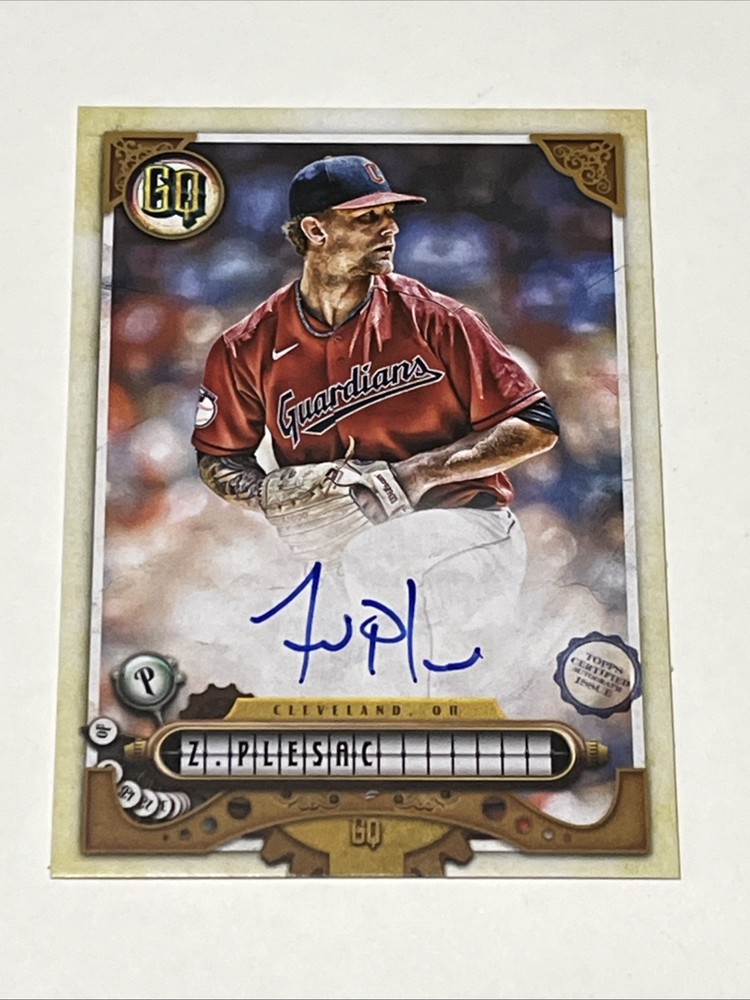 2022 Topps Gypsy Queen Gypsy Queen Auto Zach Plesac #GQA-ZP Auto