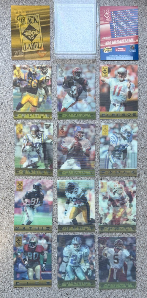 1995 Collectors Edge Black Label Quantum Motion Set /5151