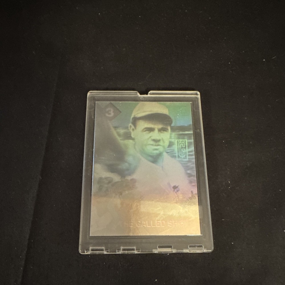 1992 Gold Entertainment Babe Ruth Holograms – Babe Ruth #3 Gold Prototype Card