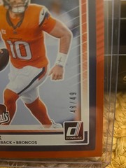 Bo Nix 2025 Donruss Rookies & Highlights Red /49 Broncos #DRH-95