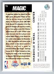 1992-93 Upper Deck – Trade Card Shaquille O&rsquo;Neal #1B (RC) – HOF NM