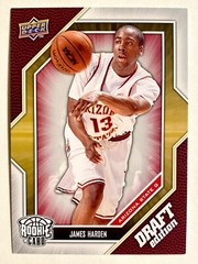 2009-10 Upper Deck James Harden Draft Edition Rookie RC #40 LA Clippers Rare NBA
